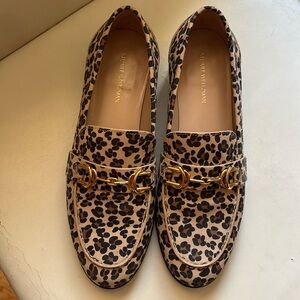 Stuart Weitzman leather loafer shoes 6.5B